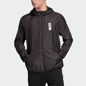 adidas House Of Sport black windbreaker Men's XL vent in back